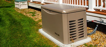 Generac standby generator receiving annual preventative maintenance